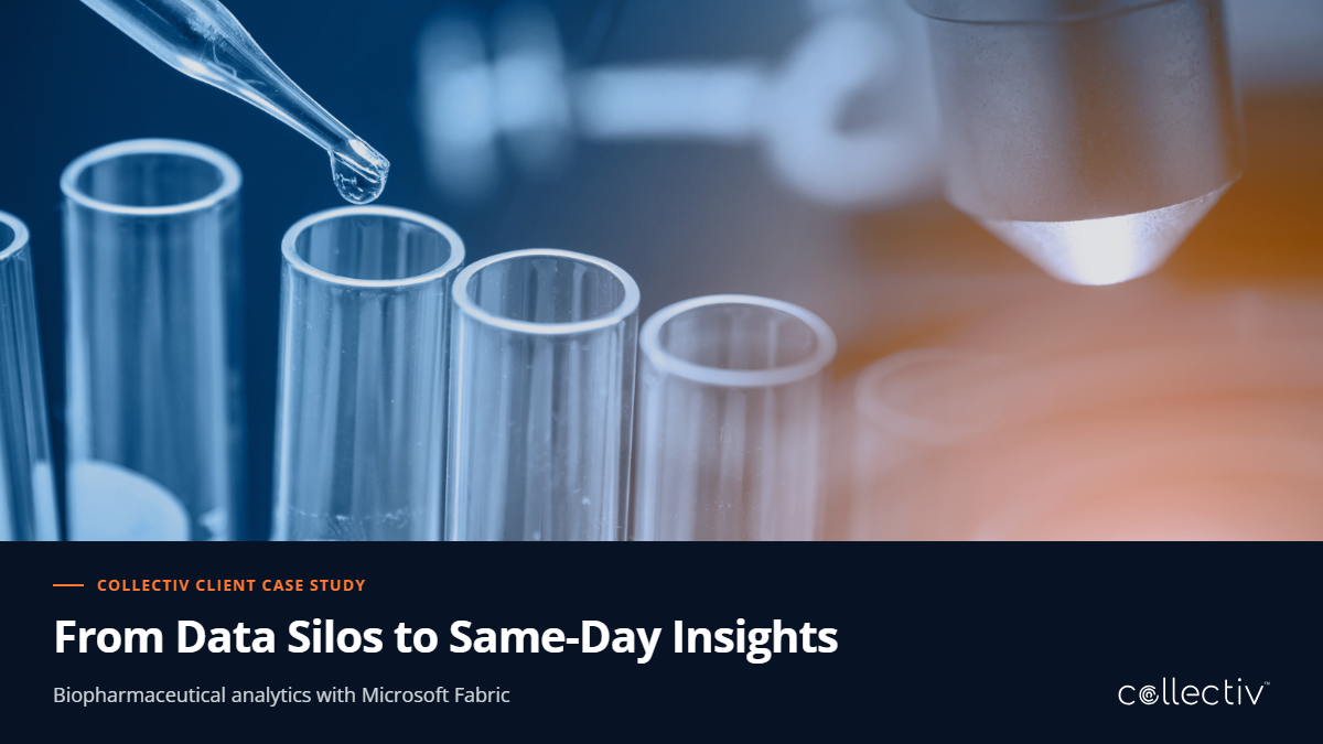 Microsoft Fabric biopharmaceutical analytics